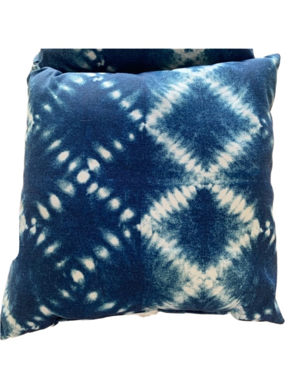 (4) 18” x 18” Blue White Tie Dye Pattern Outdoor/ Indoor Pillows